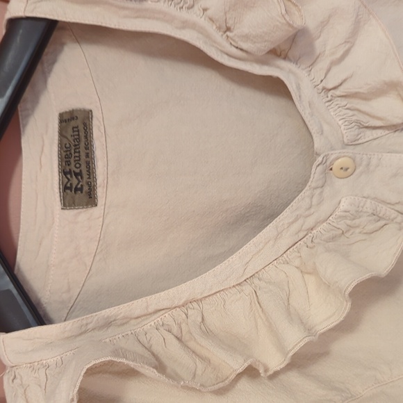 Vintage Magic Mountain - Linen Vest Blouse - Picture 2 of 4